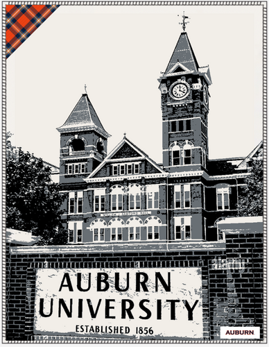 Auburn Iconic Image Blanket