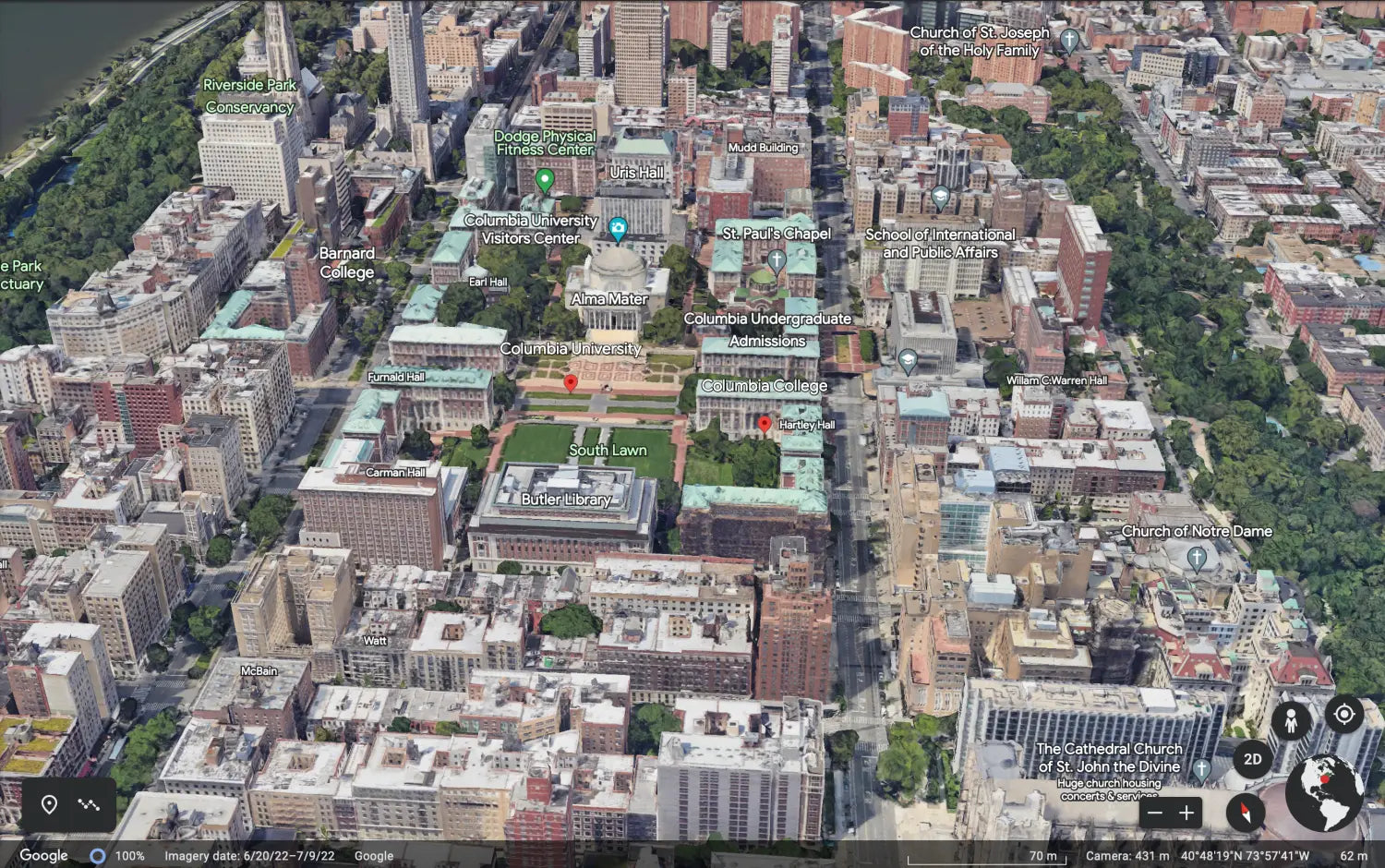 Columbia University Tartan