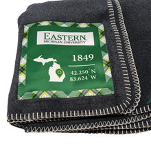 Load image into Gallery viewer, Eastern Michigan Applique Blanket