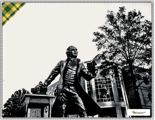 George Mason Iconic Image Blanket