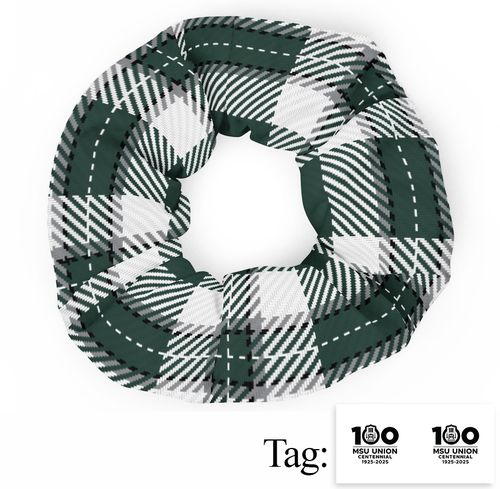 Michigan State Union Scrunchie