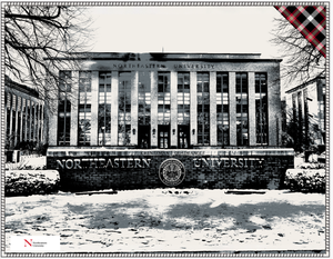 Northeastern Iconic Image Blanket