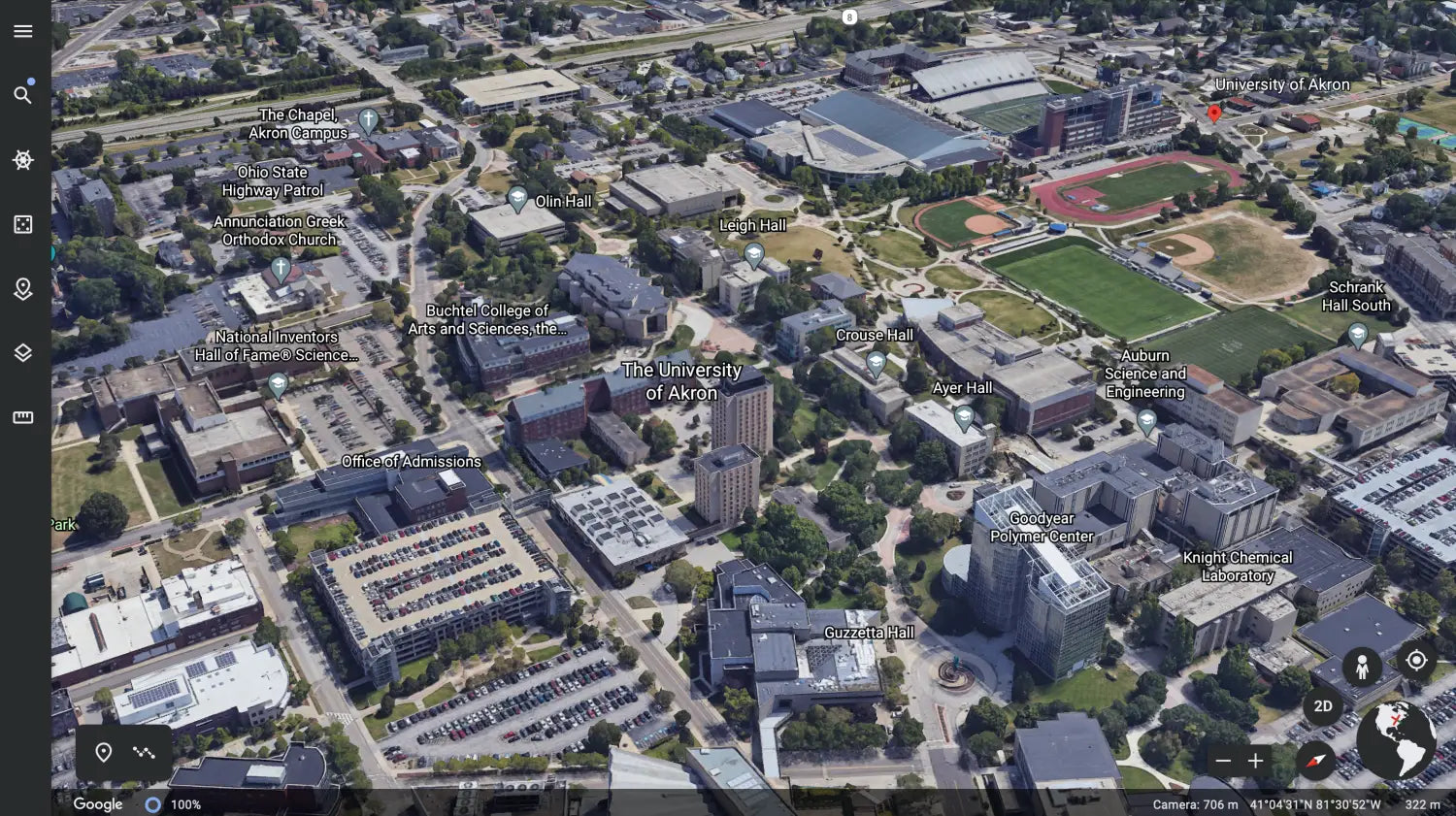 University of Akron Tartan