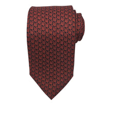 Load image into Gallery viewer, Cincinnati Illusion Tie - Red on Black - Tie